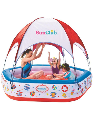 Basen dziecięcy cirkus z daszkiem 223x208x163cm 51124