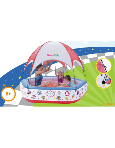 Basen dziecięcy cirkus z daszkiem 223x208x163cm 51124