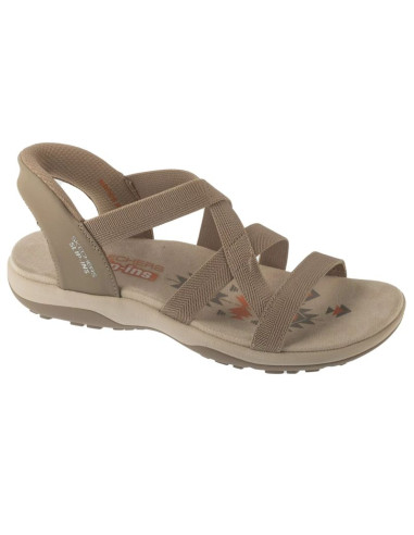 Skechers slip-ins: reggae slim - stretch flex 163460-tpe beżowe 36