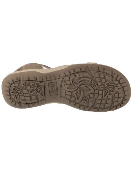 Skechers slip-ins: reggae slim - stretch flex 163460-tpe beżowe 36