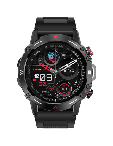 Smartwatch veltori vt110-1 czarny pasek silikonowy