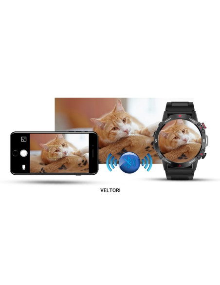 Smartwatch veltori vt110-1 czarny pasek silikonowy