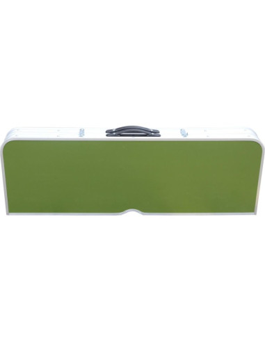 Stolik turystyczny składany kempingowy 90x60x70cm i 2 ławki 87x23x39cm zielony