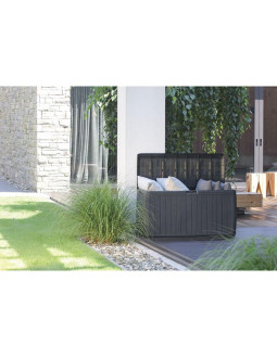 Skrzynia ogrodowa 290l boxe board antracyt 2