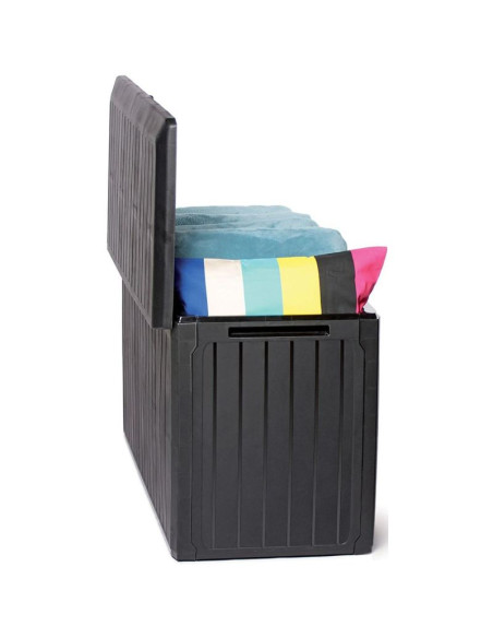 Skrzynia ogrodowa 290l boxe board antracyt