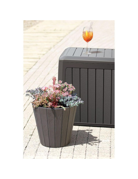 Skrzynia ogrodowa 290l boxe board antracyt