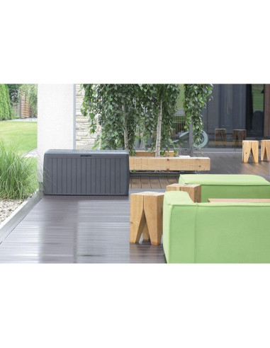 Skrzynia ogrodowa 290l boxe board antracyt