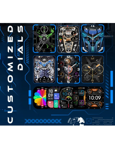 Smartwatch męski rubicon rncf24-2 grey