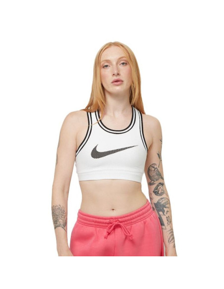 Women's light-support padded jersey sports bra