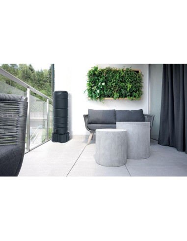 Zbiornik pojemnik na wodę deszczówkę set 110l vuelta antracyt