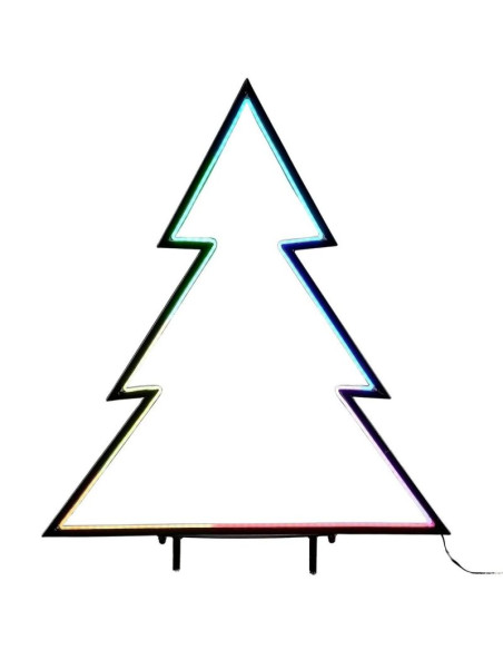 Neon choinka 150 led rgb pilot 32 funkcje timer 53x75cm luca