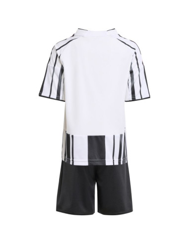 Komplet dla dzieci adidas juventus 25/26 home biało-czarny jn5220