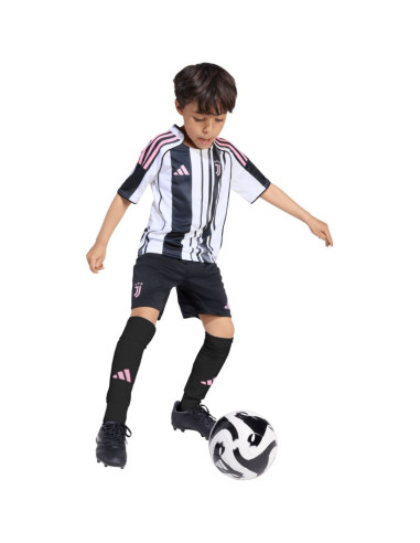 Komplet dla dzieci adidas juventus 25/26 home biało-czarny jn5220