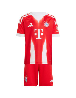 Komplet sportowy dla dzieci adidas fc bayern 25/26 home czerwony jn8510 2