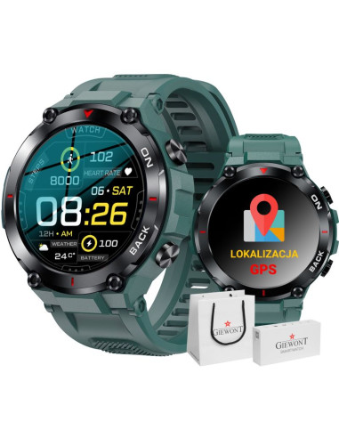 Smartwatch giewont pionier gps gw460-2 - sea green
