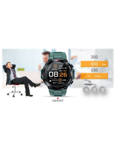 Smartwatch giewont pionier gps gw460-2 - sea green