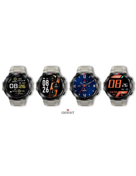 Smartwatch giewont pionier gps gw460-3 - light stone