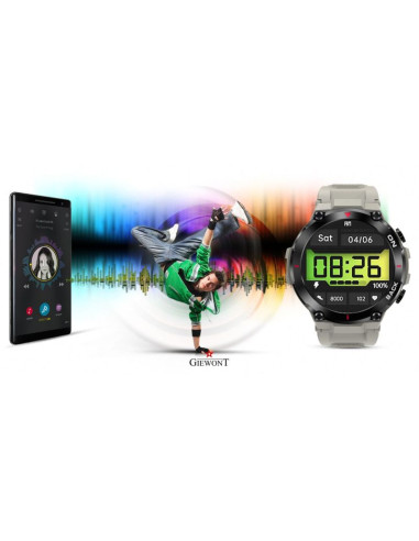 Smartwatch giewont pionier gps gw460-3 - light stone