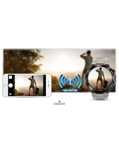 Smartwatch giewont pionier gps gw460-3 - light stone