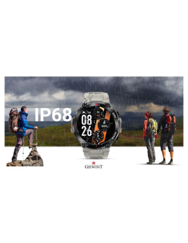 Smartwatch giewont pionier gps gw460-3 - light stone