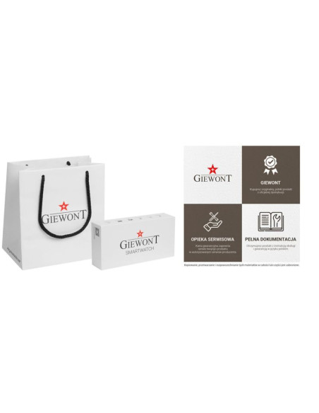 Smartwatch giewont pionier gps gw460-3 - light stone