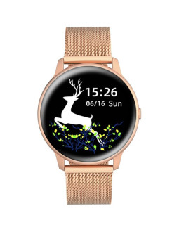 Damski smartwatch g.rossi sw015-4 różowe złoto