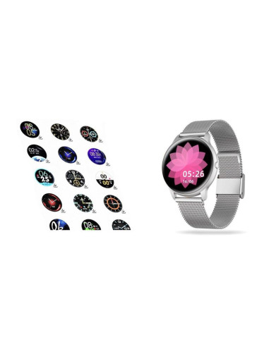 Damski smartwatch g. rossi sw015-3 srebrny