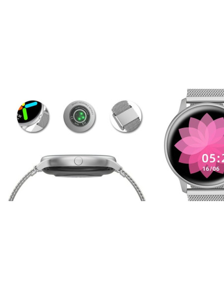 Damski smartwatch g. rossi sw015-3 srebrny