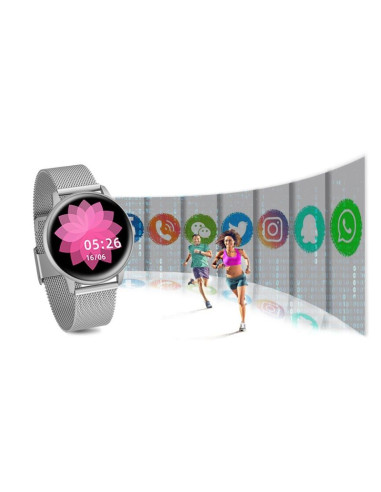 Damski smartwatch g. rossi sw015-3 srebrny