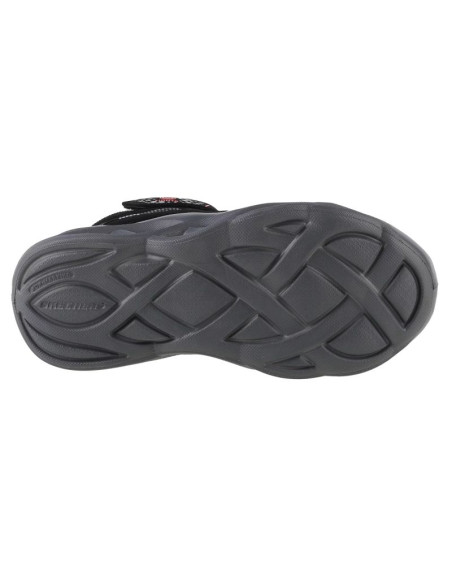 Skechers twisted brights - zerrix 400145l-bkrd czarne 28