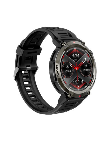 Smartwatch veltori vt140-1 czarny pasek silikonowy