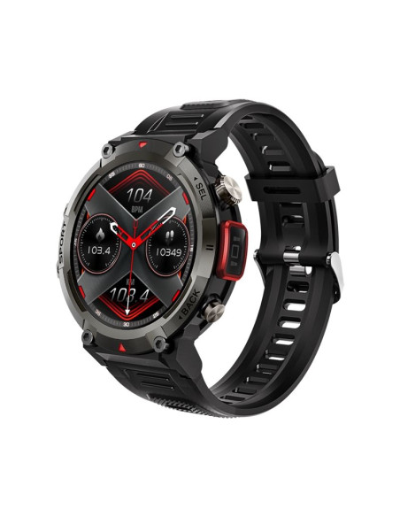 Smartwatch veltori vt140-1 czarny pasek silikonowy