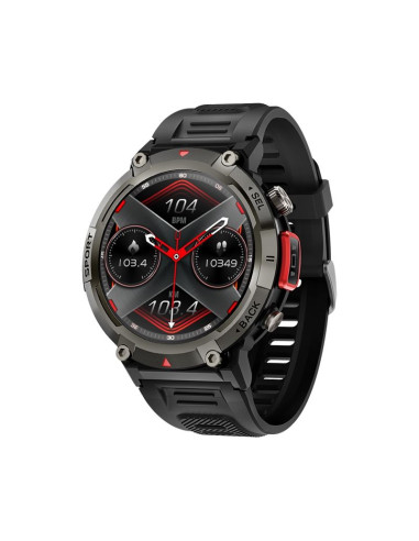 Smartwatch veltori vt140-1 czarny pasek silikonowy