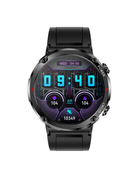 Smartwatch gravity gt21-2 + pomarańczowy pasek silikonowy