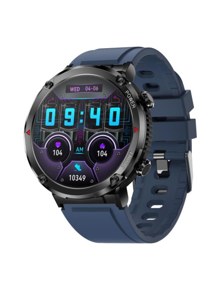 Smartwatch gravity gt21-5 + granatowy pasek silikonowy