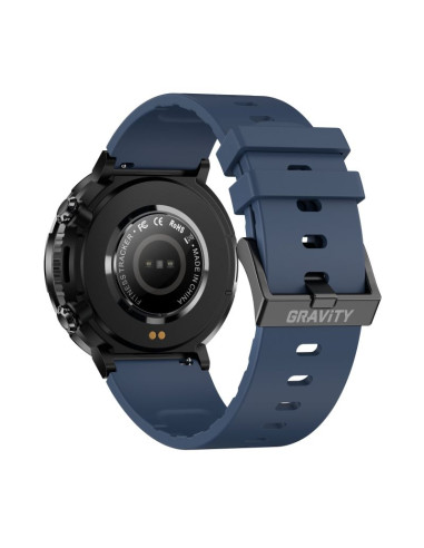 Smartwatch gravity gt21-5 + granatowy pasek silikonowy