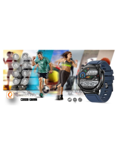Smartwatch gravity gt21-5 + granatowy pasek silikonowy