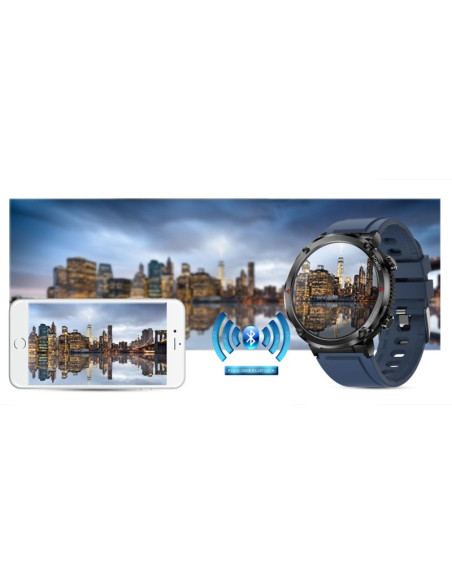 Smartwatch gravity gt21-5 + granatowy pasek silikonowy