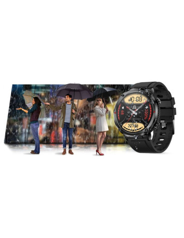 Smartwatch gravity gt21-5 + granatowy pasek silikonowy