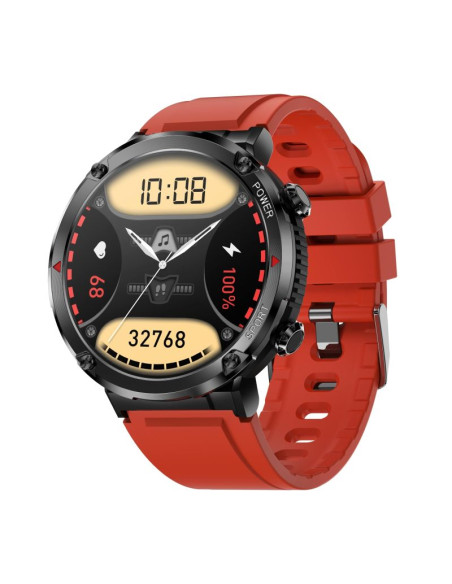 Smartwatch gravity gt21-6 + czerwony pasek silikonowy