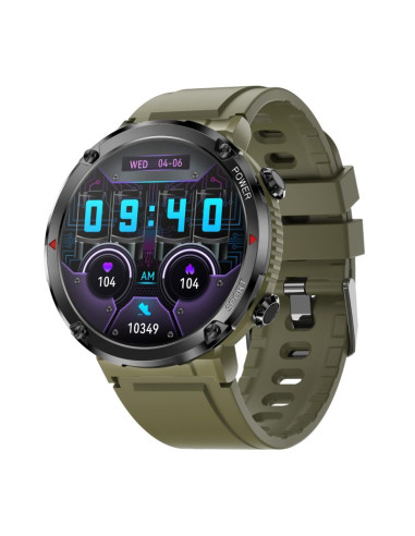 Smartwatch gravity gt21-7 + czarny pasek silikonowy