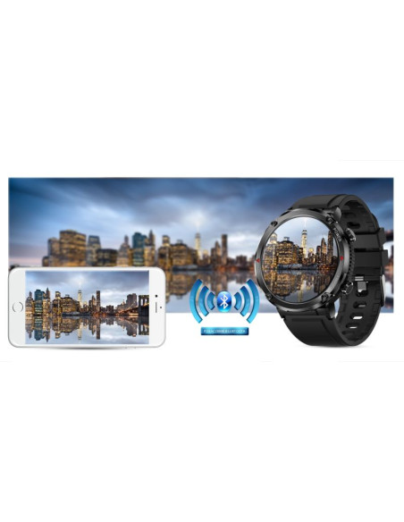 Smartwatch gravity gt21-3 + czarny pasek silikonowy