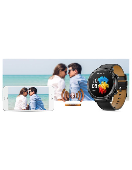 Smartwatch gravity gt21-3 + czarny pasek silikonowy