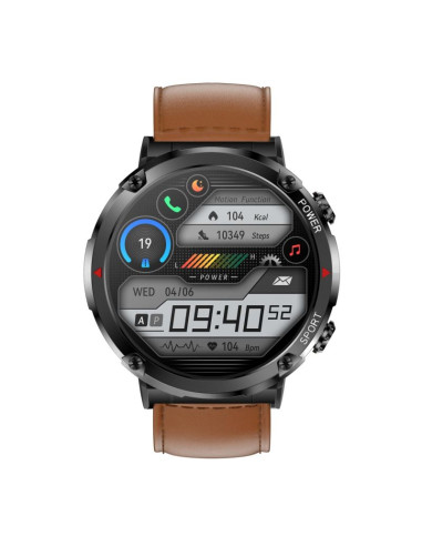 Smartwatch gravity gt21-4 + czarny pasek silikonowy