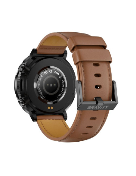 Smartwatch gravity gt21-4 + czarny pasek silikonowy