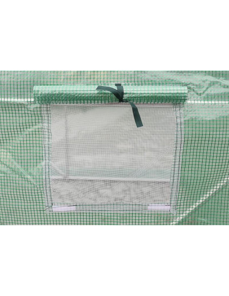 Szklarnia tunel ogrodowy 200x200x200cm pe konstrukcja stal zielona