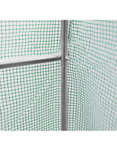 Szklarnia tunel ogrodowy 200x200x200cm pe konstrukcja stal zielona