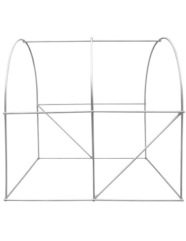 Szklarnia tunel ogrodowy 200x200x200cm pe konstrukcja stal zielona