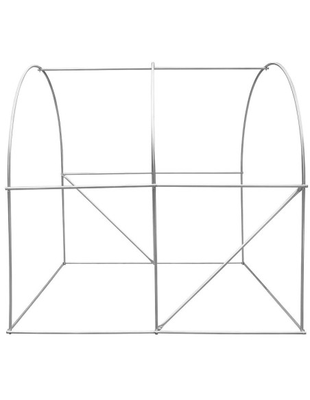 Szklarnia tunel ogrodowy 200x200x200cm pe konstrukcja stal zielona