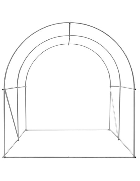 Szklarnia tunel ogrodowy 200x200x200cm pe konstrukcja stal zielona